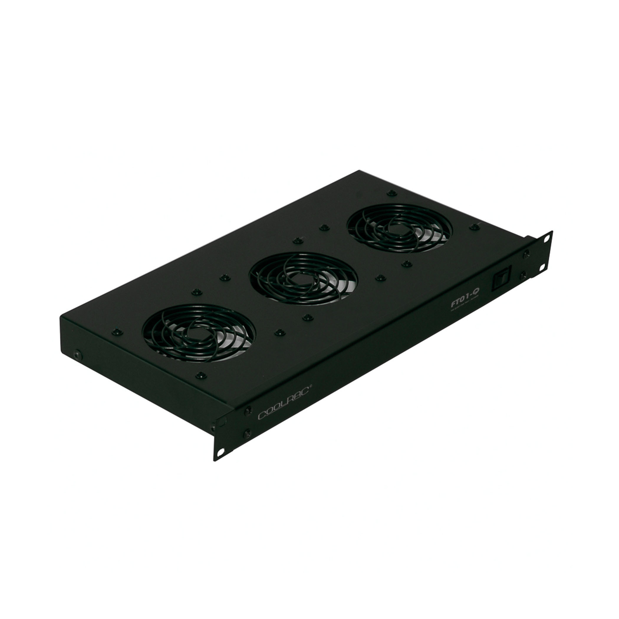 Boitier 1U 19" 3 vent. silencieux - coolrach