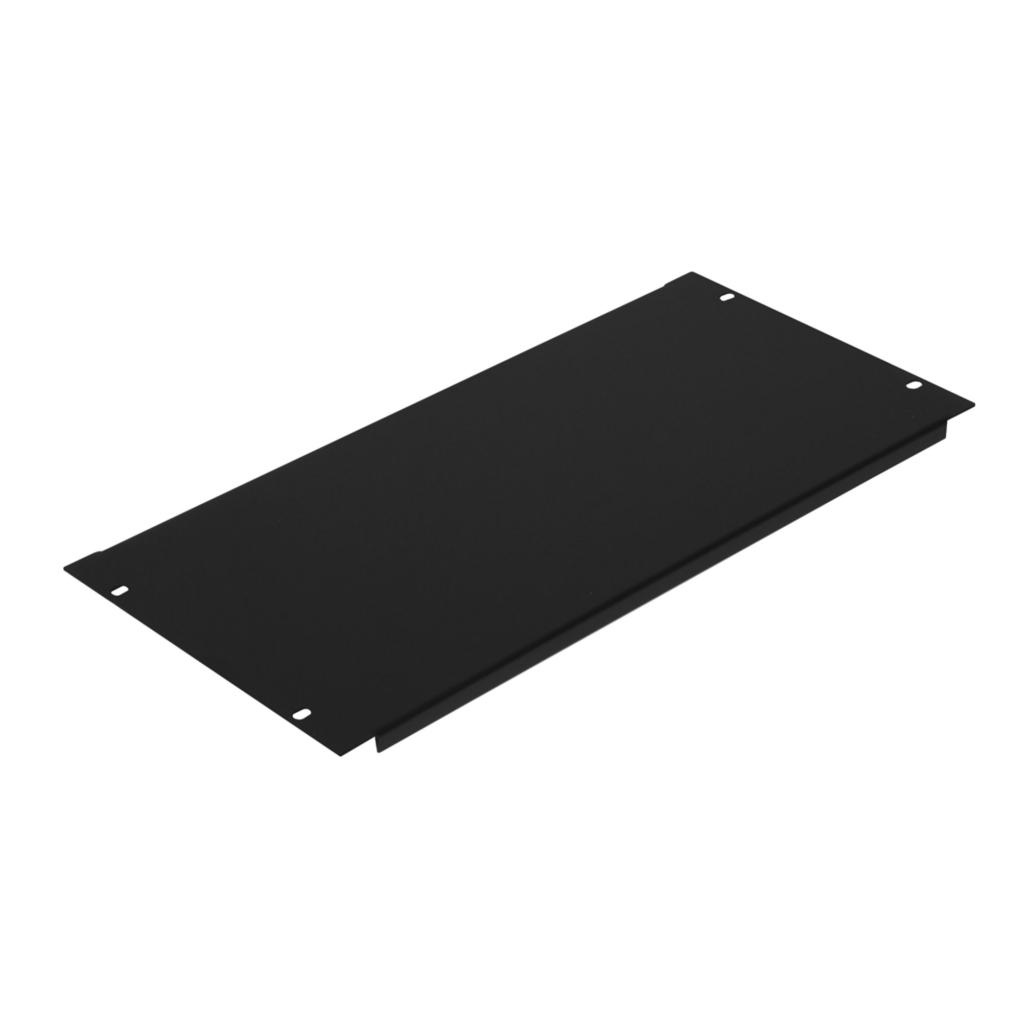 Plaque acier 5U 19" b. retounés vierge - r1268-5ukh