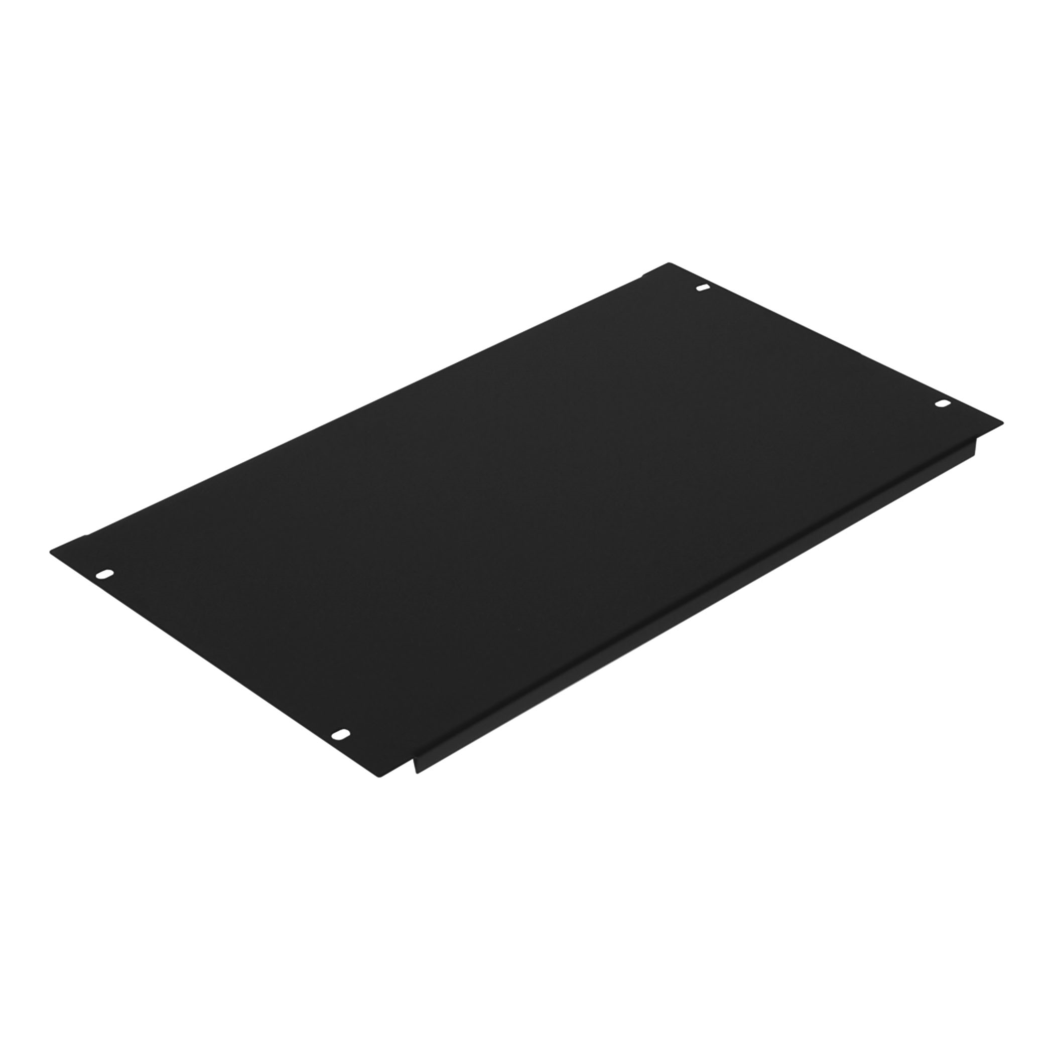 Plaque acier 6U 19" b. retounés vierge - r1268-6ukh