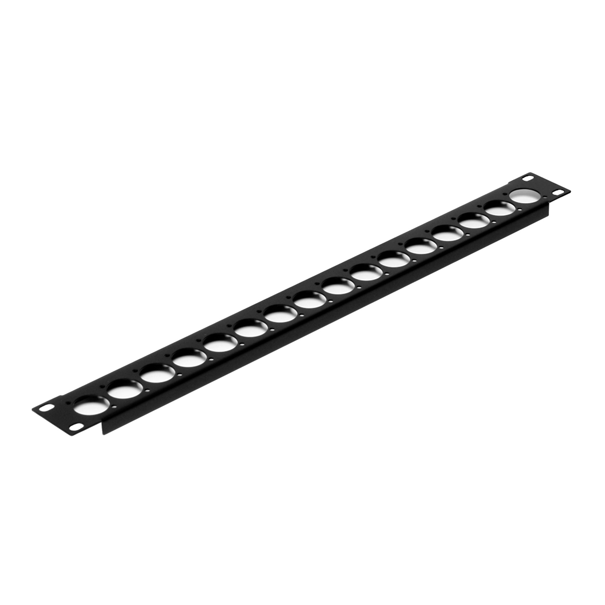 Plaque acier 1U 19" 16 x XLR D - r1269-1uk-16h