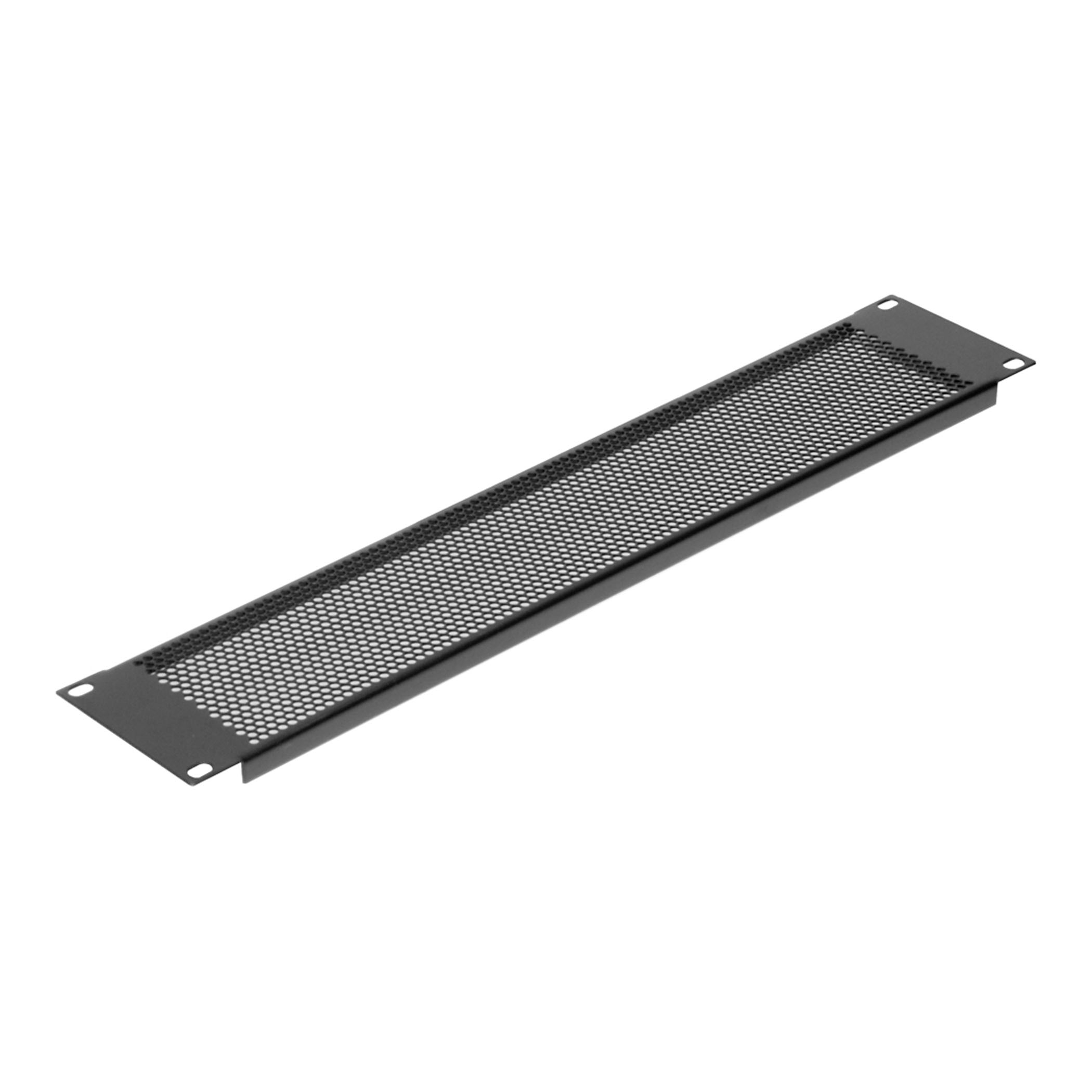 Plaque acier 2U 19" ventilée B.retourn - r1286-2uvkh