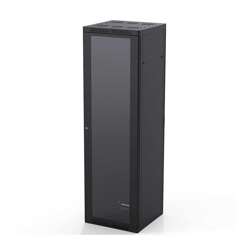 Serveur rack 19" 42U 0.6m P.verre trempé - r4066-42ukh
