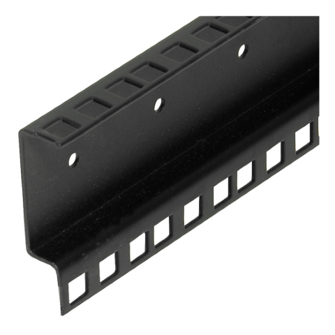 Glissière rack double acier 2mm 6U