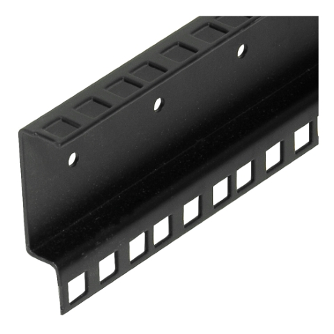 Glissière rack double acier 2mm 18U