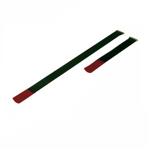 Sangle cable 25mmx17cm+ repérage Rouge, 10 unités