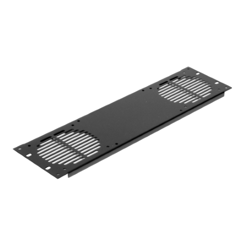 Plaque 19" 3U pour 2 ventilateurs