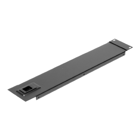 Porte rack acier 2U  + fermoir slam